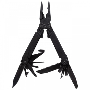 Multitool SOG PowerAccess Assist Black, 21 functii, otel 5Cr15MoV, deschidere asistata