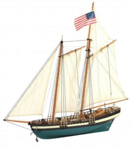 Navomodel American Schooner Virginia, scara 1:41 - Aertesania Latina