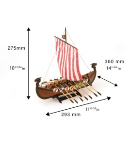 Navomodel Drakkar Viking, scara 1:75 - Artesania Latina - Img 3