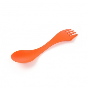 Pachet promo Cuţit Morakniv Companion, Heavy Duty Orange, Hi-Vis (C) si Spork original bio, Light My Fire - Img 3