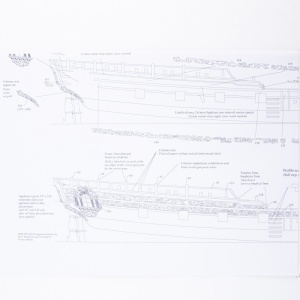Planuri contructie navomodel Victory Models, HMS Pegasus, Amati Italia - Img 2