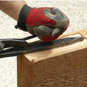 Raspel japonez pentru lemn 250 mm cu maner, Shinto - Img 3