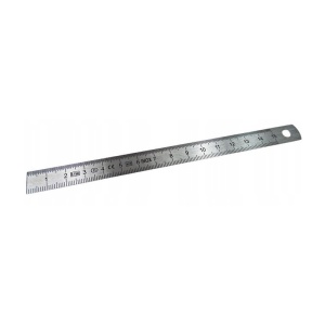 Rigla inox gradata 300x13mm - Img 2