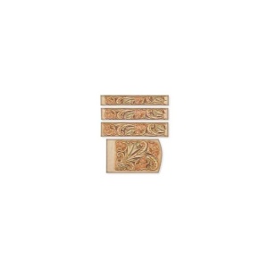 Sablon pielarie "Floral" pentru curele - Tandy Leather SUA - Img 2