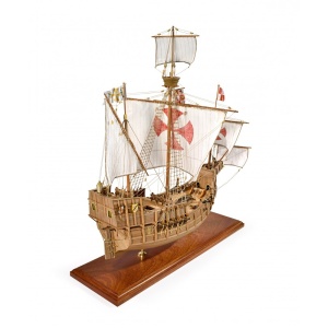 Santa Maria - 1492 Nava amiral al lui Columb, Navomodel Amati, Scara 1:65, Lungime 54cm - Img 4