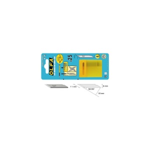 Set 25 lame de precizie triunghiulare OLFA KB Japonia, pentru bisturiu AK-1 / AK-4