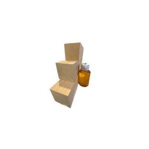 Set 3 blocuri de lemn de cires pentru cioplit 50x50mm cu 100 ml ulei tung - Img 3