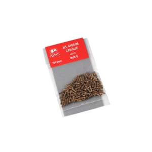 Set 50 cavile din lemn de nuc, 6mm, Amati - Img 2