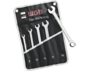 Set chei fixe inelare WGB 8-19 mm, 5 piese, crom-vanadiu