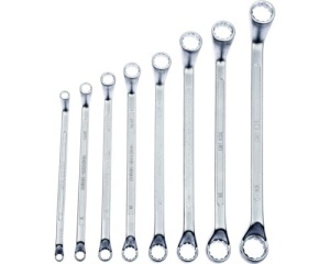 Set chei inelare cu cot WGB 6-22 mm, 8 piese, crom-vanadiu