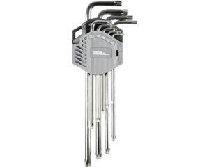 Set chei torx WGB TX10-TX50, 9 piese, crom-vanadiu