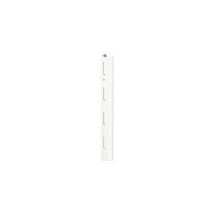 Sina simpla de perete Dolle Single Slot 495mm, alba, pentru rafturi modulare - Img 2