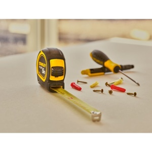 Stanley 0-30-697, ruleta Tylon 5m, tru-zero, protectie din cauciuc, anti-alunecare, 5m x 19mm, blister - Img 6