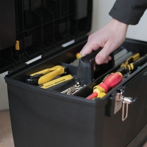 Stanley 1-93-968, Sistem modular pentru scule 2 in 1 Mobile Work, rulabil, maner rabatabil - Img 9