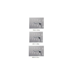 SU4 Set 25 carlige metalice, 50 mm, 100 mm, 200 mm - Img 2