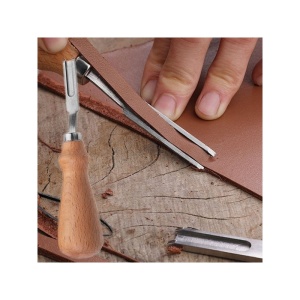 Tesitor si razuitor tip francez manual pentru piele naturala ECO - Img 8