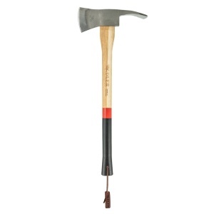 Topor profesional special pompieri cu teaca din piele, Adler Tools - Img 2