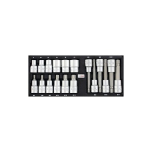 Trusă chei cu profil XZN și tubulare WGB 1/2", 18 piese, crom-vanadiu, Ius Brasov - Img 2