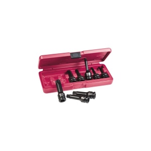 Trusă chei torx exterior impact WGB 1/2", 8 piese, crom-vanadiu, Ius Brasov