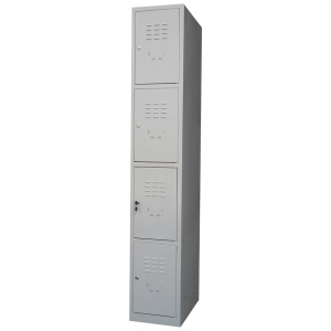Vestiar metalic cusetat 1x4 cusete "MAXI",312x450x1800 mm
