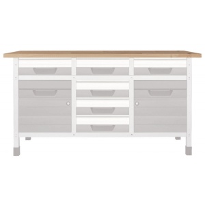 6045000 Blat banc de lucru "L", 1610x650x30 mm, Wolfcraft - Img 5
