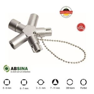 AB-1009 Cheie universala pentru panouri, ABSINA