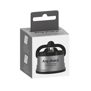 ANY- Essentials Silver Dispozitiv de ascutit cutite cu carcasa plastic, Silver, Anysharp - Img 11