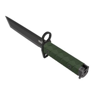 Baioneta tactica SOG BAR15T Tanto Bayonet OD, otel AUS-8, lama 180 mm