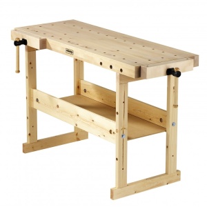 Banc de lucru pentru tamplarie NORDIC 1450 + dulap 0042, Sjobergs - Img 6