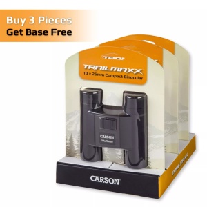 Binoclu Carson TrailMaxx 10x25mm pentru vanatoare si drumetii - Img 4