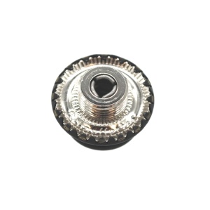 Buton superior nichelat negru pentru sisteme de fixare LOXX - Img 2