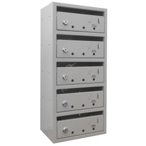 Cutie postala modulara pentru scarile de bloc 250 x 160 x 540 mm - Img 2