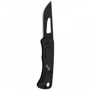 Cutit breloc SOG Centi I CE1002-CP, lama 3Cr13, Slip Joint, maner din otel inoxidabil, Mini EDC Keychain Knife - Img 10