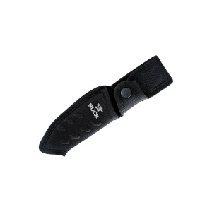 Cutit de vanatoare Buck 658 Pursuit Small 0658ORS-B, lama 8.3 cm, otel 420HC, maner cauciuc portocaliu, teaca inclusa - Img 6