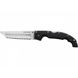 Cutit pliabil Cold Steel Voyager XL Tanto AUS10A Plain Edge / Serrated Edge - Img 6