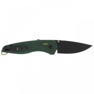 Cutit pliabil SOG Aegis AT Forest Moss 11-41-04-41, lama Drop Point CRYO D2 Black TiNi, deschidere asistata S.A.T., AT-XR Lock, maner GRN Forest Moss, EDC Premium - Img 2