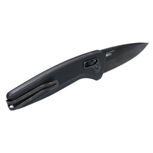 Cutit pliabil SOG One-Zero AU Black Chrome 15-73-01-57, lama Cryo CPM S35VN, XR Lock, maner din aluminiu, EDC Premium Made for Performance - Img 2