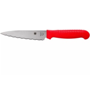 Cutit Utility 114 mm Polypropylene rosu, Spyderco