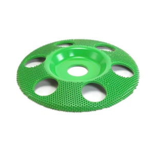 Disc sculptura lemn SABURR - 5" PLAT CU GAURI VENTILARE. - Img 11