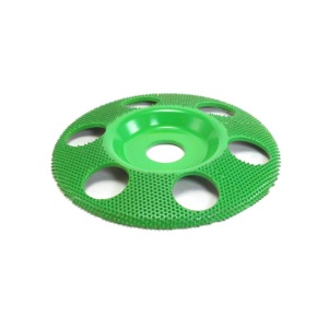 Disc sculptura lemn SABURR - 7" PLAT CU GAURI VENTILARE. - Img 3