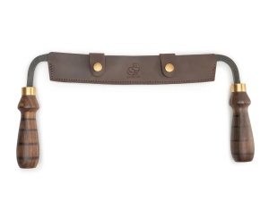 DK4S Cutit de tragere forjat manual cu teaca de piele, BeaverCraft - Img 2