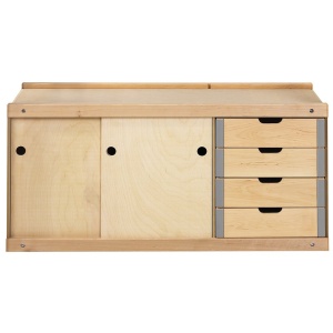 Dulap de depozitare Sjöbergs pentru banc de lucru Nordic 1450, mesteacan - Img 1