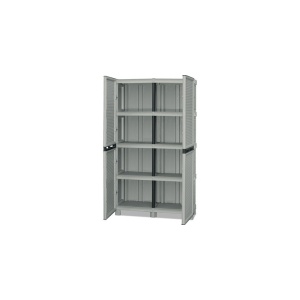 Dulap utilitar plastic 2 usi, Concert 1000x390x1720 mm, cu 3 polite - Img 3