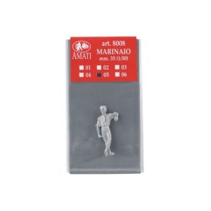 Figurina metalica marinar, pt navomodele / hobby, 35mm, Amati Italia - Img 2