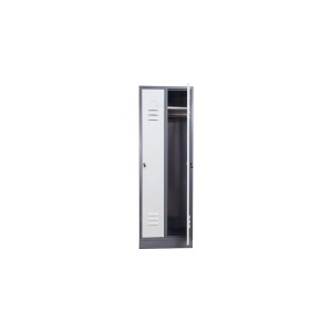 Fișet metalic 2 uși FAM MD34 600x450x1800 mm, cu poliță și bară de haine - Img 2