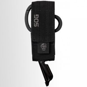 Foarfeca multifunctionala SOG ParaShears Black, 11 functii, Compound Leverage, foarfeca medicala de salvare cu husa nylon - Img 5