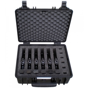 Geanta/ Valiza protectie cu suport burete pentru 6 pistoale, 4419HL, 485 x 414 x 212 mm, Explorer cases