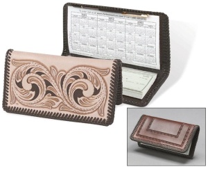 Kit husa din piele pentru carnet de cecuri Tandy Leather SUA - Img 6