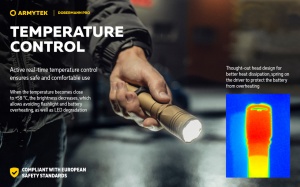 Lanterna tactica Armytek Dobermann Pro Magnet USB Sand Warm 1400 lm cu acumulator inclus - Img 23