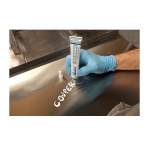 Marker cu vopsea, varf cu bilă metalică ST.2100 pentru Inox, varf 3mm, Markal - Img 4